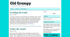 Desktop Screenshot of oldgrumpy.co.uk