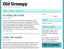 Tablet Screenshot of oldgrumpy.co.uk